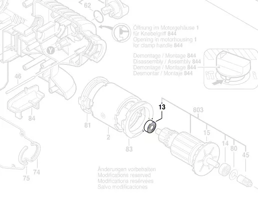Roulement réf. 1 600 905 033  BOSCH